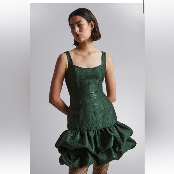 NWOT & OTHER STORIES SLEEVELESS BUBBLE MINI DRESS - Picture 1 of 8